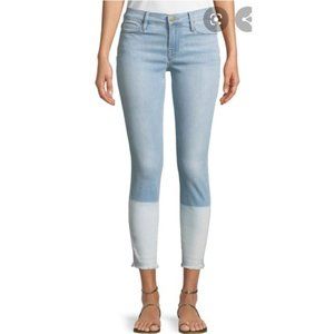 FRAME Skinny de Jeanne Finchley Jeans Ombre Dip Dye 26